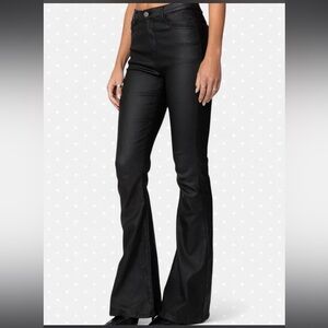 Edikted Black Flare Pants